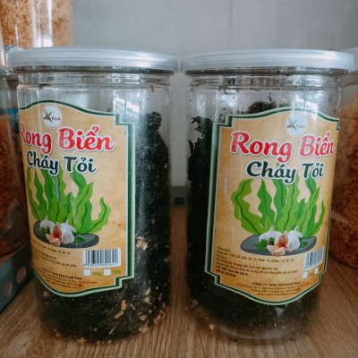 2 Hũ Rong Biển Cháy Tỏi Bổ Dưỡng Hiệu Tân Lộc Phát - Mỗi Hũ 100G