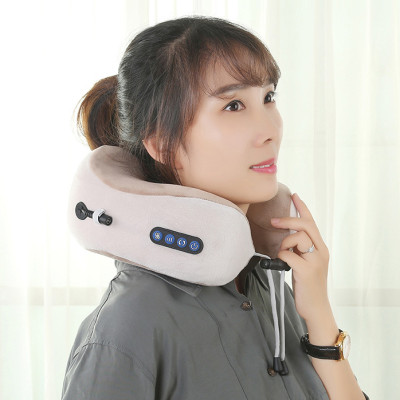 Gối Massage Cổ Thư Giãn, Gối Ngủ Văn Phòng , Gối Đi Du Lịch Chữ U Hàng Cao Cấp - Chính Hãng 