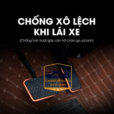 [FORD EVEREST] Thảm Trải Sàn, Lót Sàn Ô Tô 5D 6D Thiết Kế Theo Xe FORD EVEREST 2021 Chống Nước, Không Mùi - MẪU QUẢ TRÁM - Hàng Chính Hãng