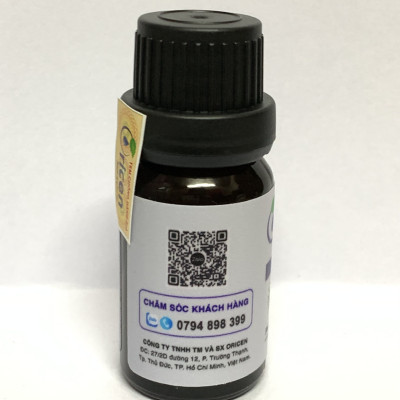 Combo Tinh Dầu Diệt Khuẩn Oricen 3 chai 10ml - Sả chanh + Lavender + Bạc Hà