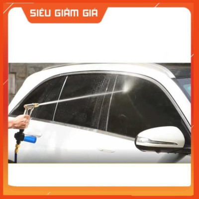 Bộ dây vòi xịt nước rửa xe, tưới cây . tăng áp 3 lần, loại 7m, 10m 206701-2 đầu đồng, cút đồng + tặng đai