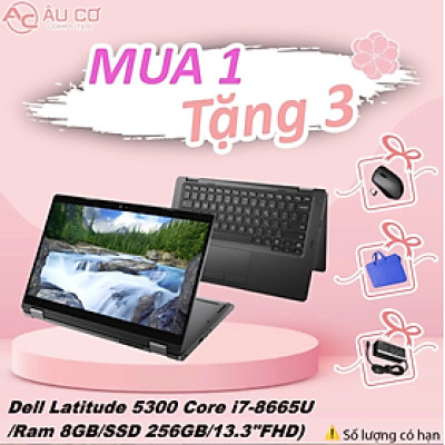 Dell Latitude 5300 2in1 Core i7-8665U/Ram 8GB/SSD 256GB/13.3"FHD cảm ứng - Hàng Chính Hãng