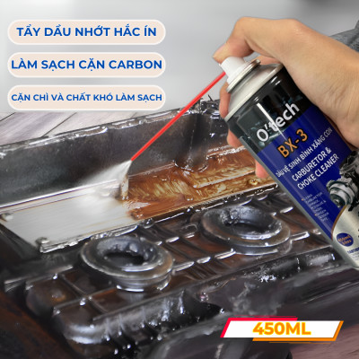 Bình xịt tẩy rửa dầu nhớt, vệ sinh bình xăng con O