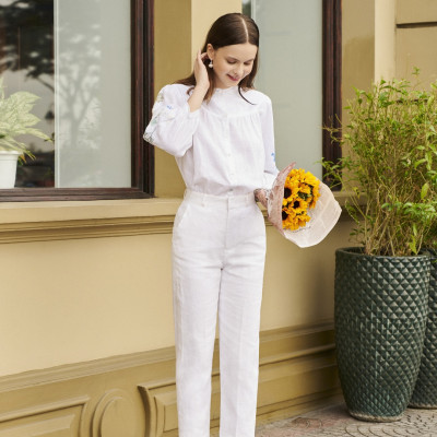 Quần Ống Đứng Linen Mơ PAN065 thời trang thiết kế Hity