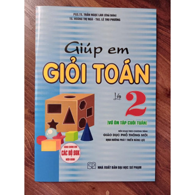 Sách - Giúp Em Giỏi Toán Lớp 2 (Vở ôn tập cuối tuần)