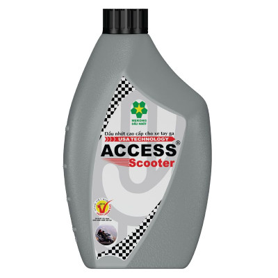 Combo nhớt xe tay ga cao cấp Mekong ACCESS Scooter 800ml tặng kèm nhớt hộp số ACCESS Gear Oil 120ml