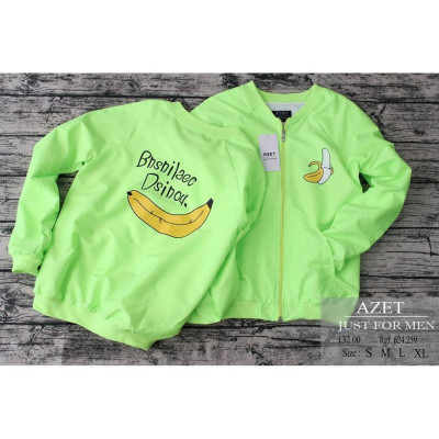 Áo Khoác Dù Azet In Hình Chuối Banana – Just for Men