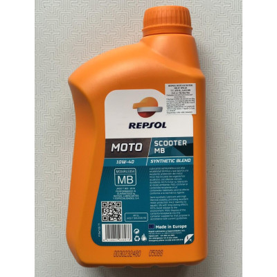 Nhớt xe tay ga cao cấp Repsol Scooter SynThetic 10W40 MB 800ml - Nhập Tây Ban Nha