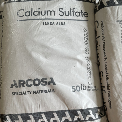 Calcium sulfate Mỹ 23kg thạch cao tinh khiết 99% dùng trong thực phẩm