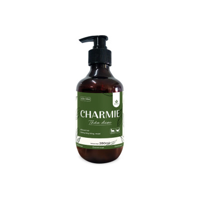 Sữa Tắm Charmie Thảo Dược Cho Thú Cưng - Khử Mùi Hôi, Dưỡng Lông Bóng Mượt 280ml_Fivevet
