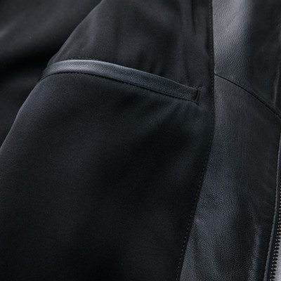 Áo khoác da nam có nón chống thấm nước SITAKI cao cấp AD29