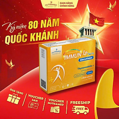 Viên uống Immun Up Forte hỗ trợ tăng cường hệ miễn dịch và phòng ngừa cúm mùa (30 viên) - Nutramed