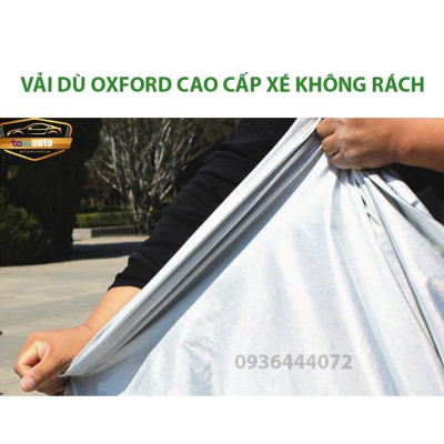Bạt trùm xe ô tô TOYOTA FORTUNER vải dù oxford cao cấp , áo bạt phủ trùm che kín che nắng,mưa