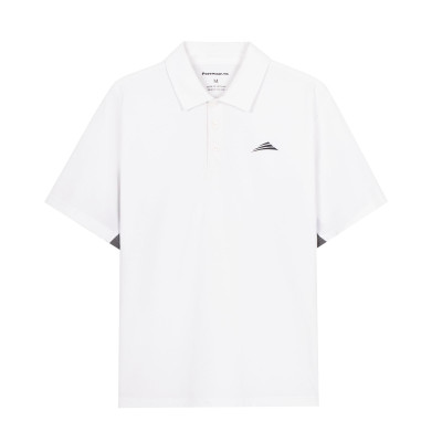 Áo Polo Nam Cổ Bẻ, Phối Nách, Xẻ Tà ALLPUR Công Nghệ Coolmax Siêu Mát - Chống Nhăn - Ngăn Mùi - Màu Trắng