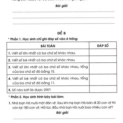 Vở Ôn Luyện Cuối Tuần Toán 3 Tập 1 (Dùng Chung Cho Các Bộ SGK Hiện Hành) _HA