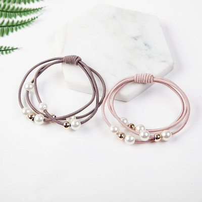 Đồ buộc tóc xinh xắn, 5 chun buộc tóc đính hạt nhiều màu cực đẹp SC24