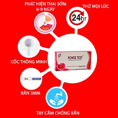 Que thử thai Powertest 3mm