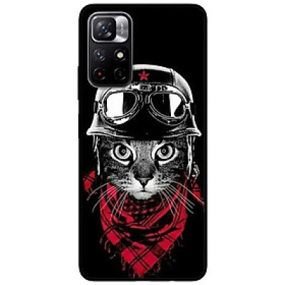 Ốp lưng dành cho Xiaomi Redmi Note 11 5G - Redmi Note 11T - Redmi Note 11S - Mèo Khăn Đỏ