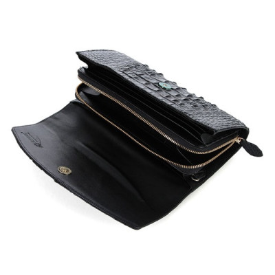 HJ6228-29-30-31 - Túi xách nữ da cá sấu Huy Hoàng đeo chéo màu đen, nâu đỏ, vàng bò, nâu đất