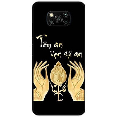 Ốp lưng dành cho Xiaomi Poco X3 mẫu Đôi Tay Vạn Sự An