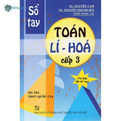 Sách - ​Sổ Tay Toán , Lí , Hóa Cấp 3 ( HA)