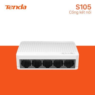 Bộ chia mạng Switch Tenda S105 5 cổng Ethernet 100Mbps - Hàng Chính Hãng