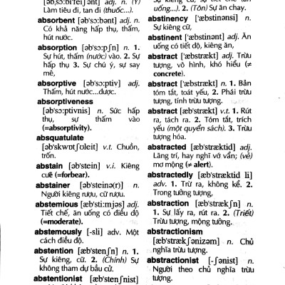 Từ Điển Anh-Việt 75.000 Mục Từ Và Định Nghĩa - Bìa Cứng