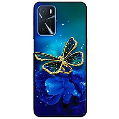 Ốp lưng dành cho Oppo A16 mẫu Bướm Xanh
