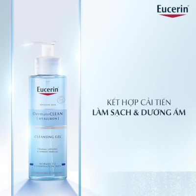 Gel Rửa Mặt Tươi Mát Eucerin Dermatoclean Refreshing Cleansing Gel (200ml)