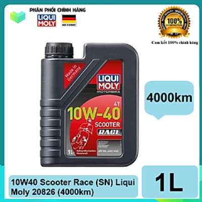 Nhớt Xe Tay Ga Motorbike 4T 10W40 Liqui Moly 20826 (4000km)
