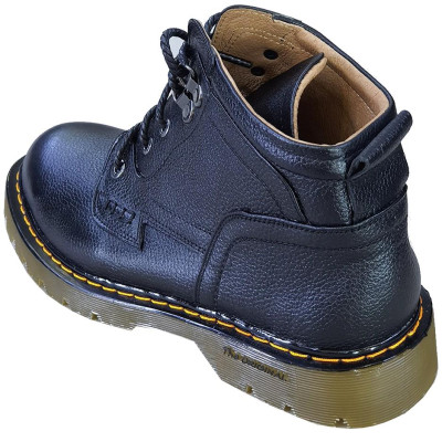 Giày boots nam cao cổ HÀ NAM da bò thật đế đốc tờ cao cấp DT2022