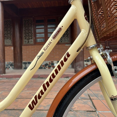 Xe đạp mini Wahama KOREA HQ 24/26 inch - Tặng khóa bánh sau, đồ lắp xe