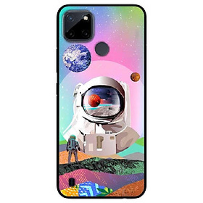 Ốp lưng dành cho Realme C21Y - Realme C25Y mẫu Phi Hành Phản Chiếu
