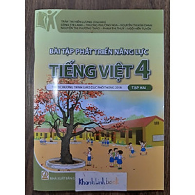 Sách - Bài tập phát triển năng lực Tiếng Việt 4 (theo chương trình giáo dục phổ thông 2018 )