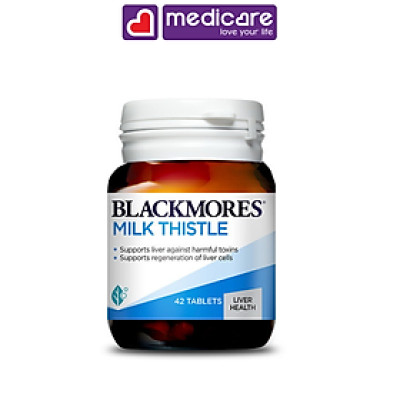 Viên uống Blackmores milk thistle hỗ trợ bảo vệ gan chai 42 viên