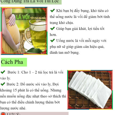 Trà lá vối túi lọc - Kiểm soát tiểu đường, tốt cho tiêu hóa FTAKY