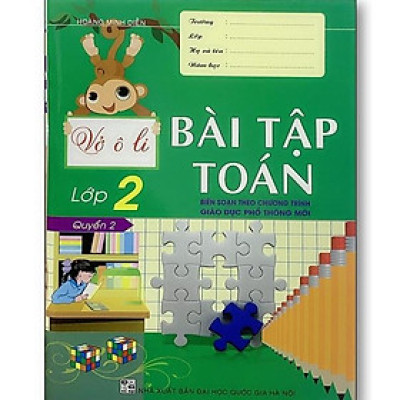 Sách - Vở Ô Li Bài Tập Toán Lớp 2 Quyển 2
