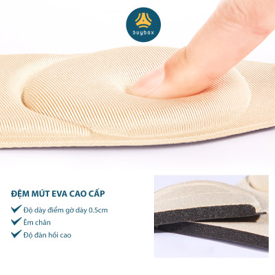 2 cặp miếng lót giày cao gót mũi tròn cho giày bị rộng, giúp giảm size cao cấp - buybox - BBPK11