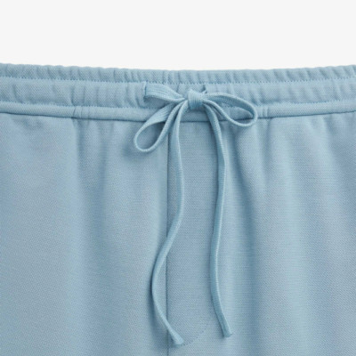 Quần Short thun ROUTINE Ống Rộng Lưng Thun Có Túi Trơn Form Loose - 10S24PKS002 | LASTORE MENSWEAR