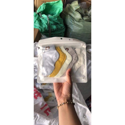 Sét 5 đôi tất lưới hình gấu cho bé