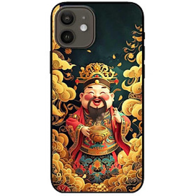 Ốp lưng cho IPhone 12 - 12 Pro - 12 Pro Max - 13 Mini - 13 - 13 Pro - 13 Pro Max - Thần Tài Phát Lộc - Hàng Chính Hãng