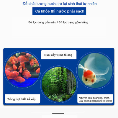 Sứ Lọc Hồ Cá túi 1KG và 1 túi đựng vật liệu lọc bể cá SIZE TO 37 x 29cm