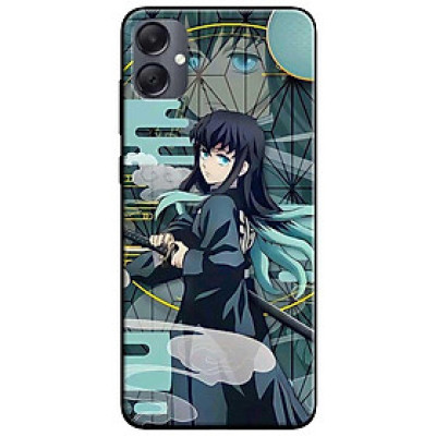 Ốp lưng cho Samsung A04 - A04S - A05 - A05S - Anime Cô Gái Tóc Đen Xanh - Hàng Chính Hãng
