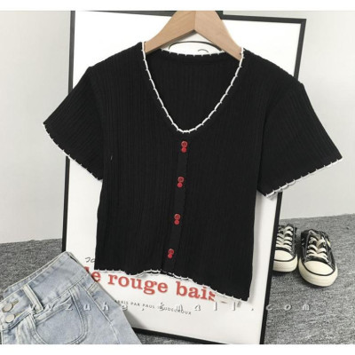 Áo kiểu nữ đẹp áo len dệt kim mùa hè