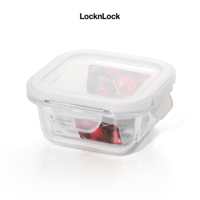 Hộp thủy tinh LocknLock BLANC bảo quản thực phẩm 320ml LLG1104 - Hàng chính hãng, chịu nhiệt cao - JoyMall