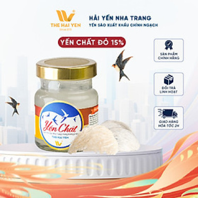 Yến sào Nha Trang chưng đường phèn - hương dưa gang TheHaiYen hộp 1 76ml