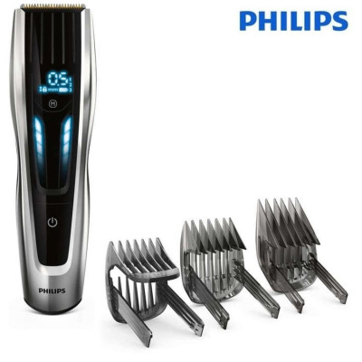 Tông đơ cắt tóc Dualcut, Titanium, Series 9000 Thương hiệu Hà Lan cao cấp Philips - HC9450 - Hàng Nhập Khẩu (Bảo hành 24 Tháng)