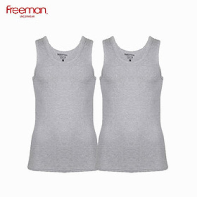 Áo thun nam ba lỗ cotton cao cấp thoải mái FREEMAN ASF202 [Combo 2]