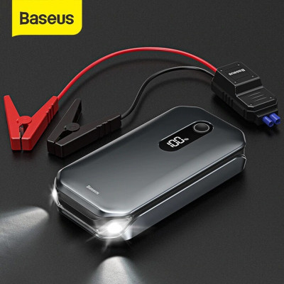 BỘ KÍCH ẮC QUY KIÊM SẠC DỰ PHÒNG CRJS03-01 12000mAh THƯƠNG HIỆU CAO CẤP BASEUS DÙNG CHO XE Ô TÔ - HÀNG NHẬP KHẨU