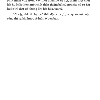 Hài Hước Một Chút Thế Giới Sẽ Khác Đi (Tái Bản 2021)